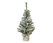 imperial mini boom snowy led bo binnen groen/wit/warm wit d.41cm x h.75cm
