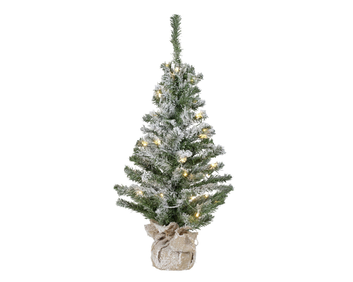 imperial mini boom snowy led bo binnen groen/wit/warm wit d.41cm x h.75cm