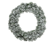 imperial krans snowy binnen en buiten groen/wit d.120cm h25cm