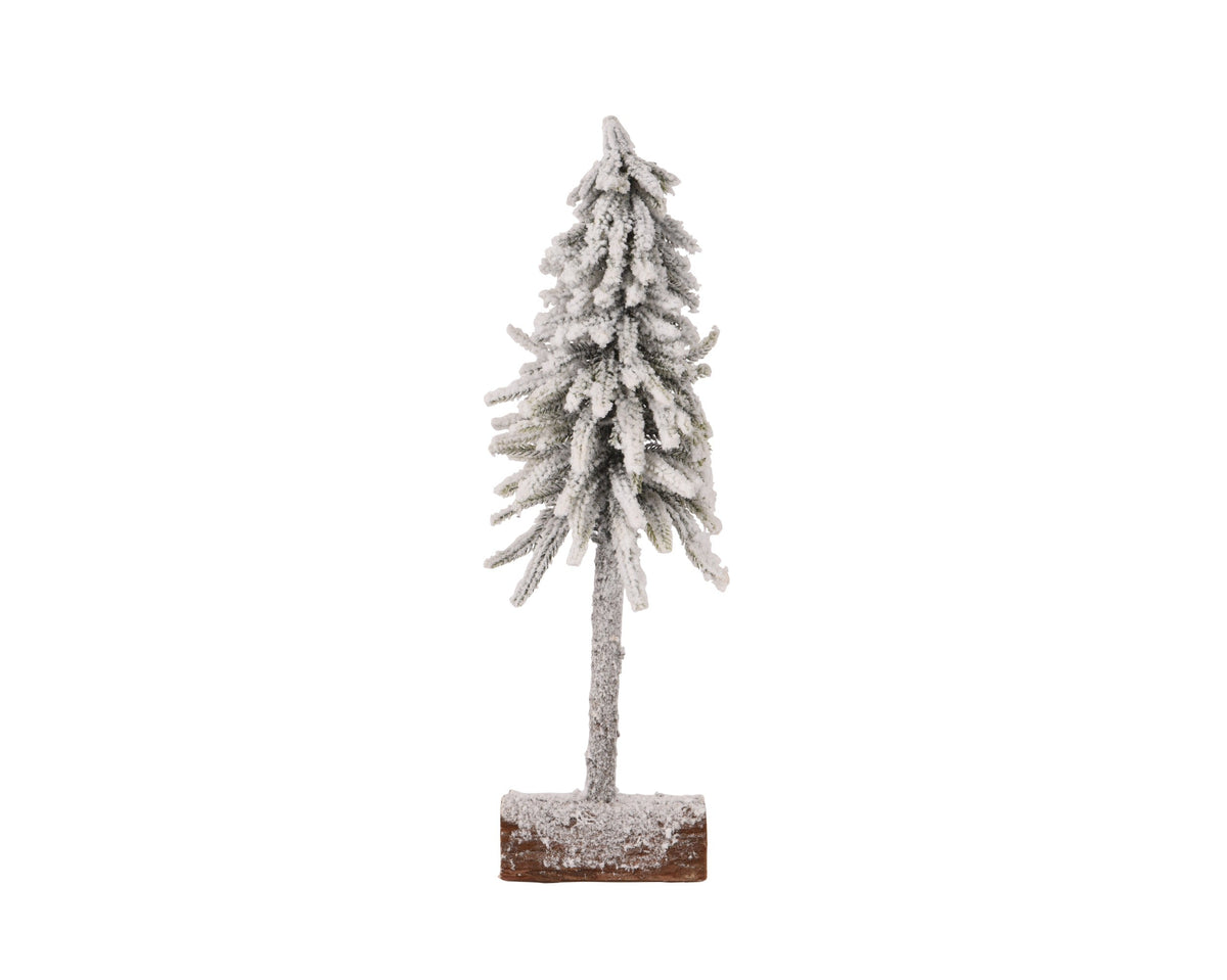 mini boom snowy binnen groen/wit d.15cm x h.45cm