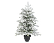 grandis mini boom snowy binnen groen/wit d.51cm x h.75cm