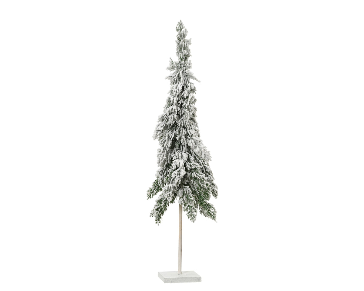 flurry fir mini boom frosted binnen groen/wit d.25cm x h.100cm