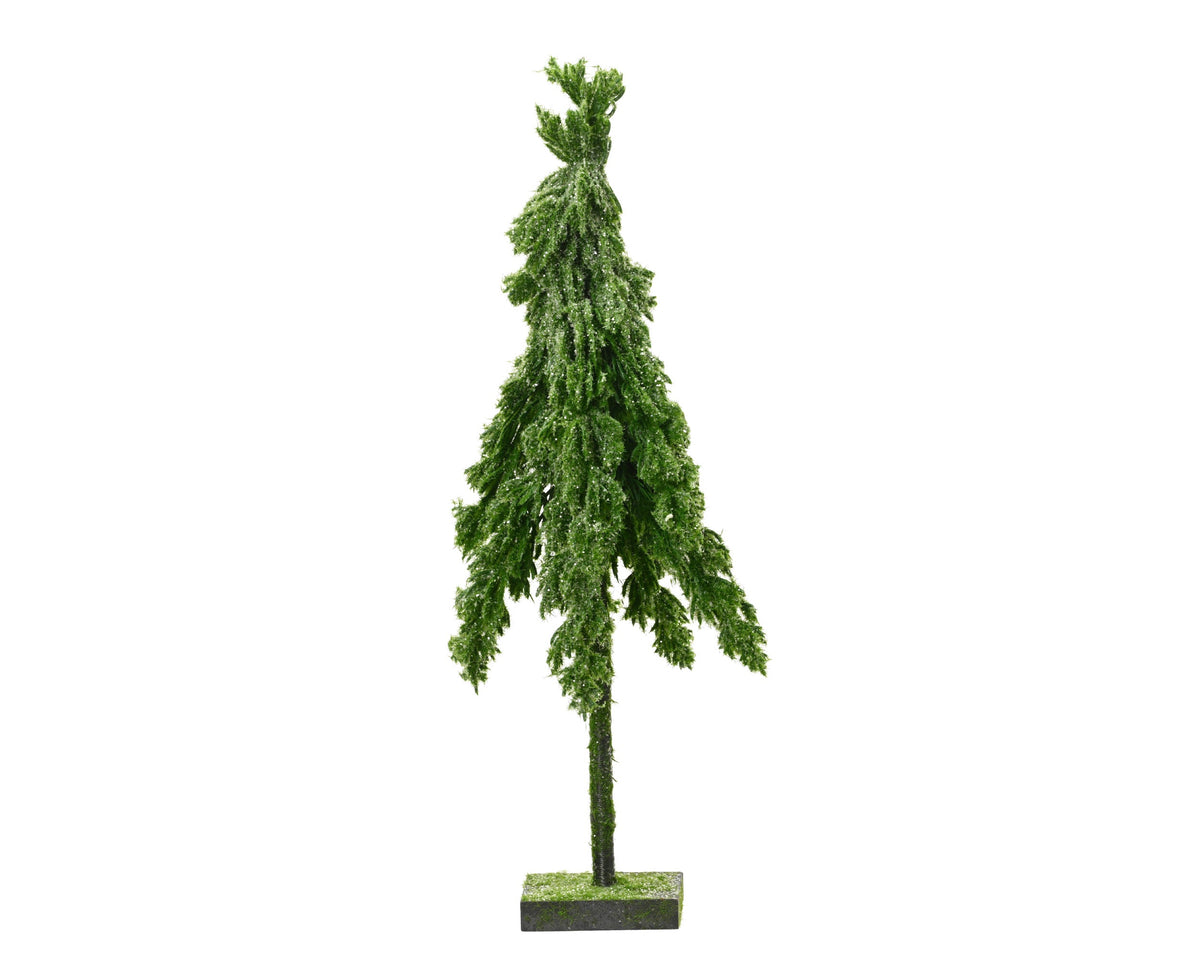 flurry fir mini boom glitter binnen fsc mix 100% licht groen d.18cm x h.45cm