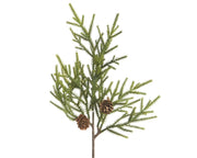 spray pinecones binnen groen l.5cm x w.20cm x h.44cm