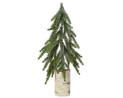 mini boom silver glitter binnen groen frosted d.22cm x h.45cm