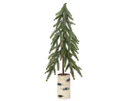 mini boom green w silver glitter binnen groen frosted d.23cm x h.60cm