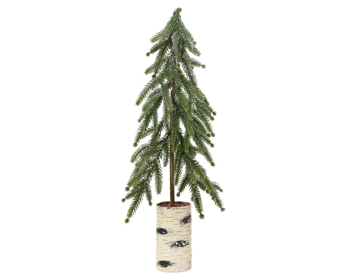 mini boom green w silver glitter binnen groen frosted d.23cm x h.60cm