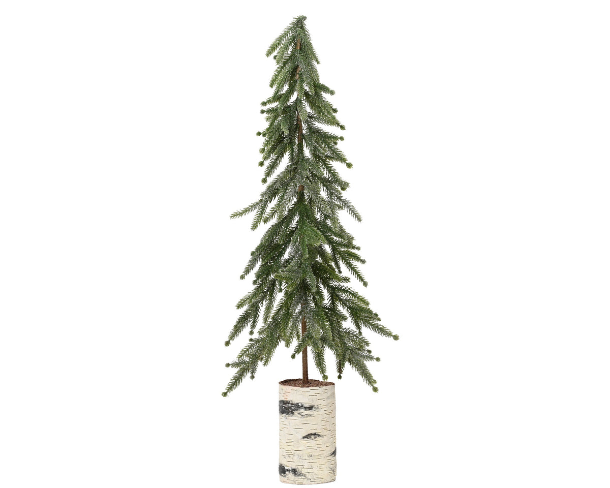 mini boom green w silver glitter binnen groen frosted d.28cm x h.80cm