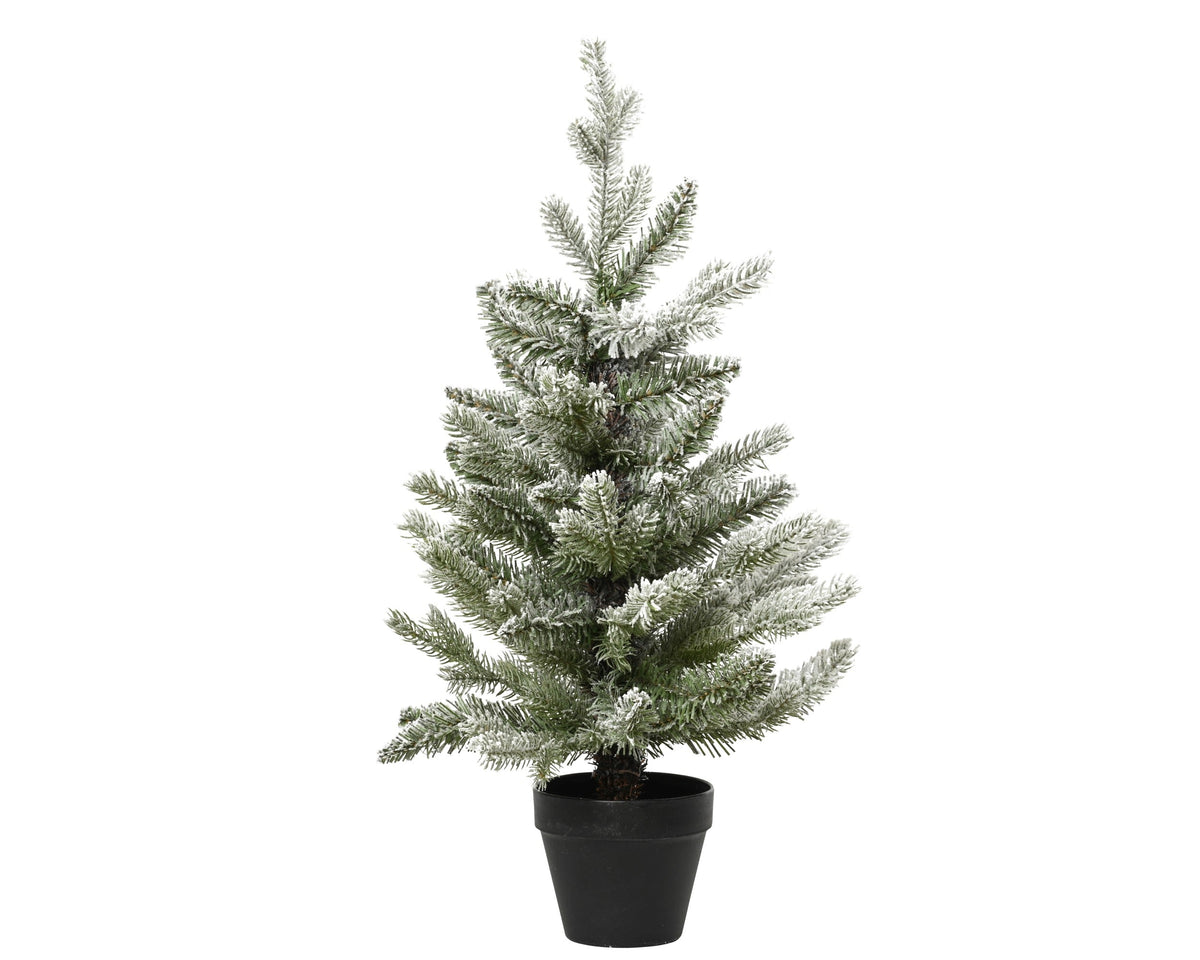 allison mini boom snowy binnen groen/wit d.60cm x h.90cm