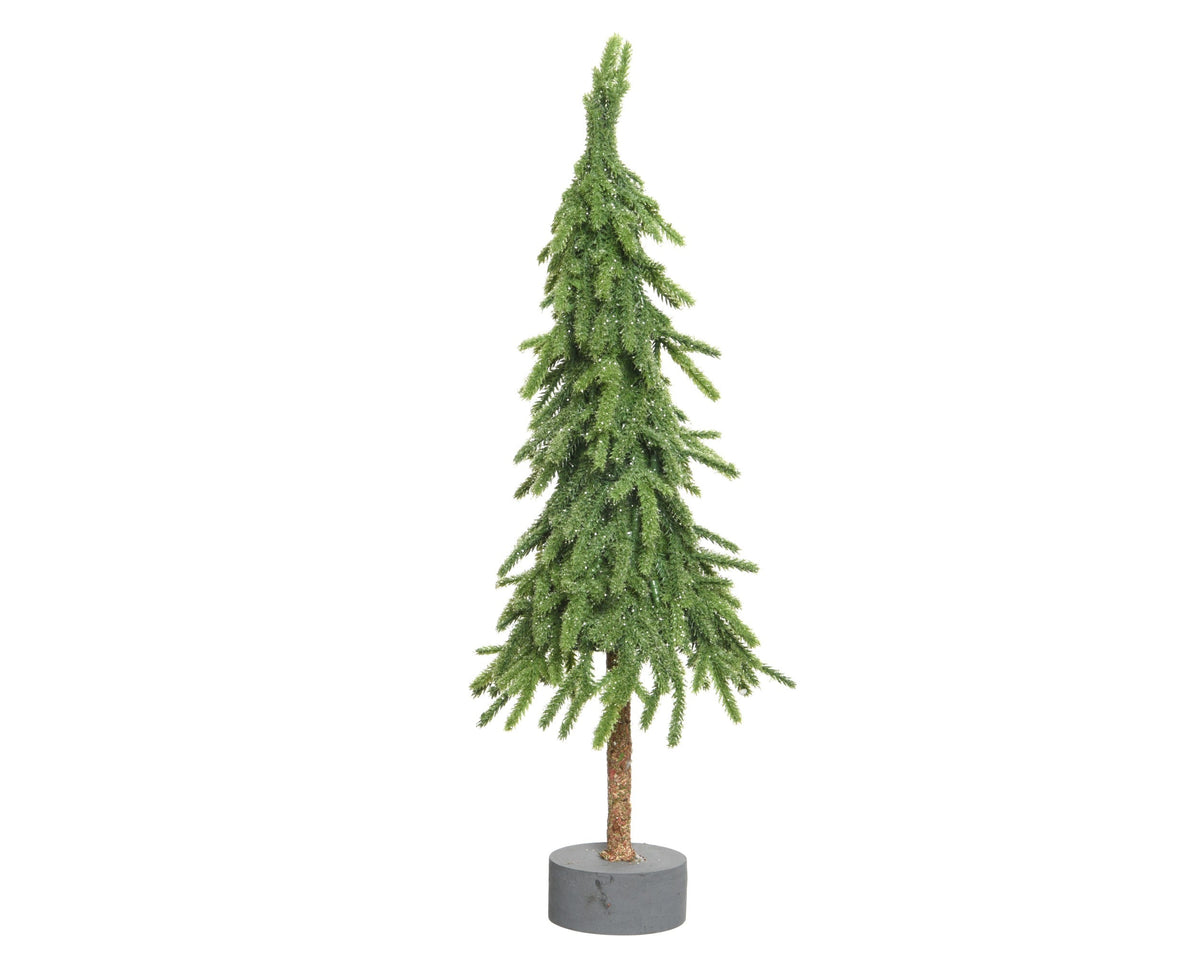 merry fir mini boom glitter binnen groen d.20cm x h.60cm