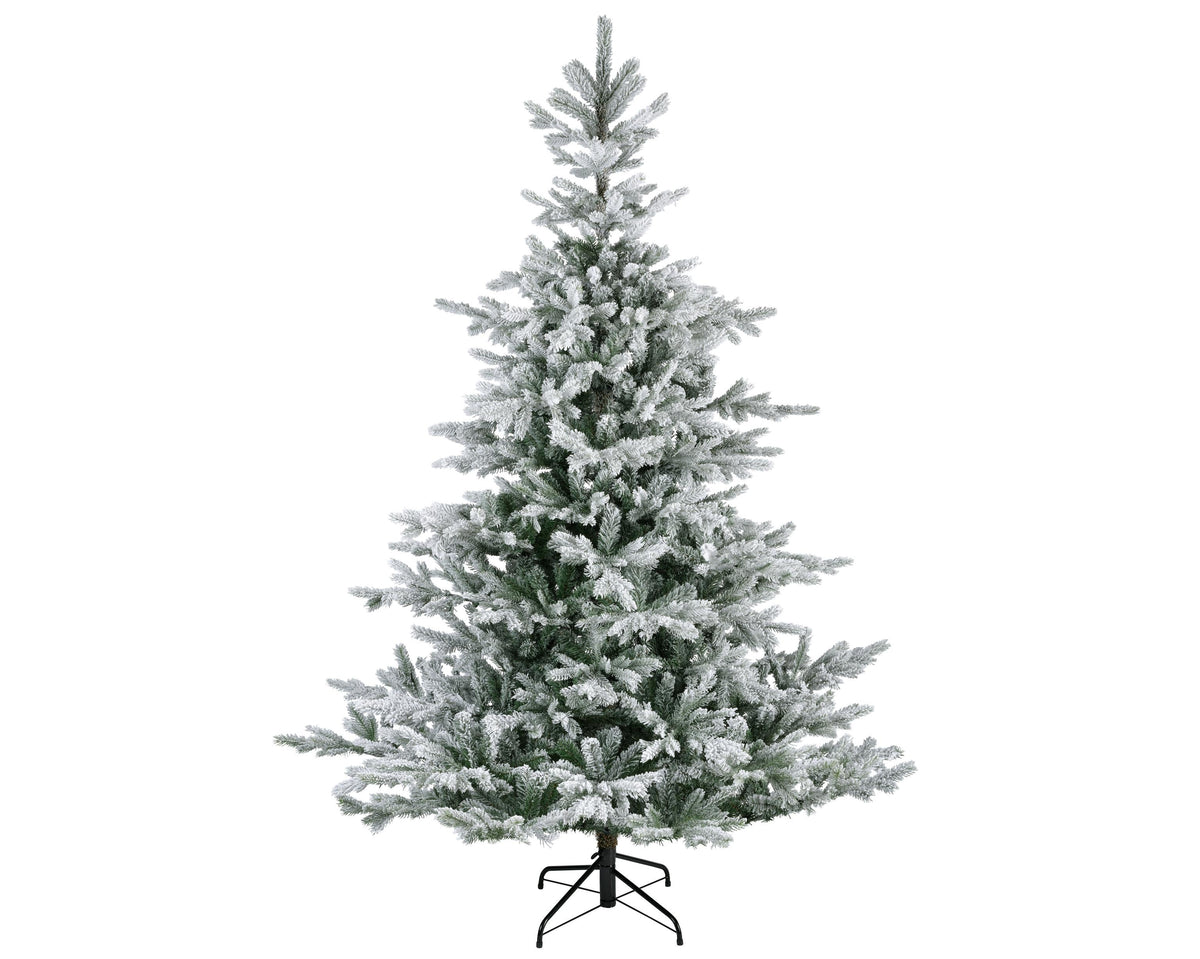 grandis fir snowy groen/wit d.132cm h.180cm