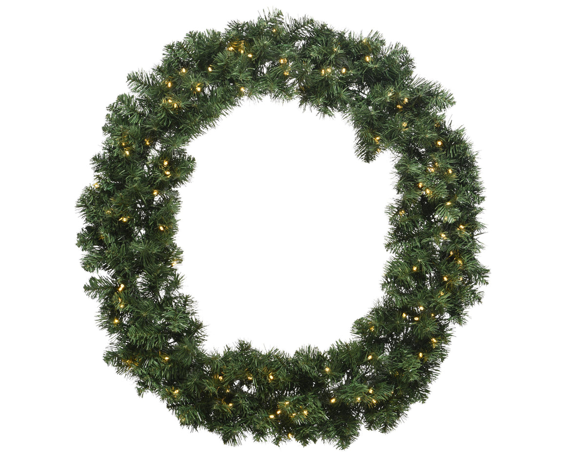 imperial krans led bo binnen en buiten groen/warm wit d.60cm h.16cm 50l