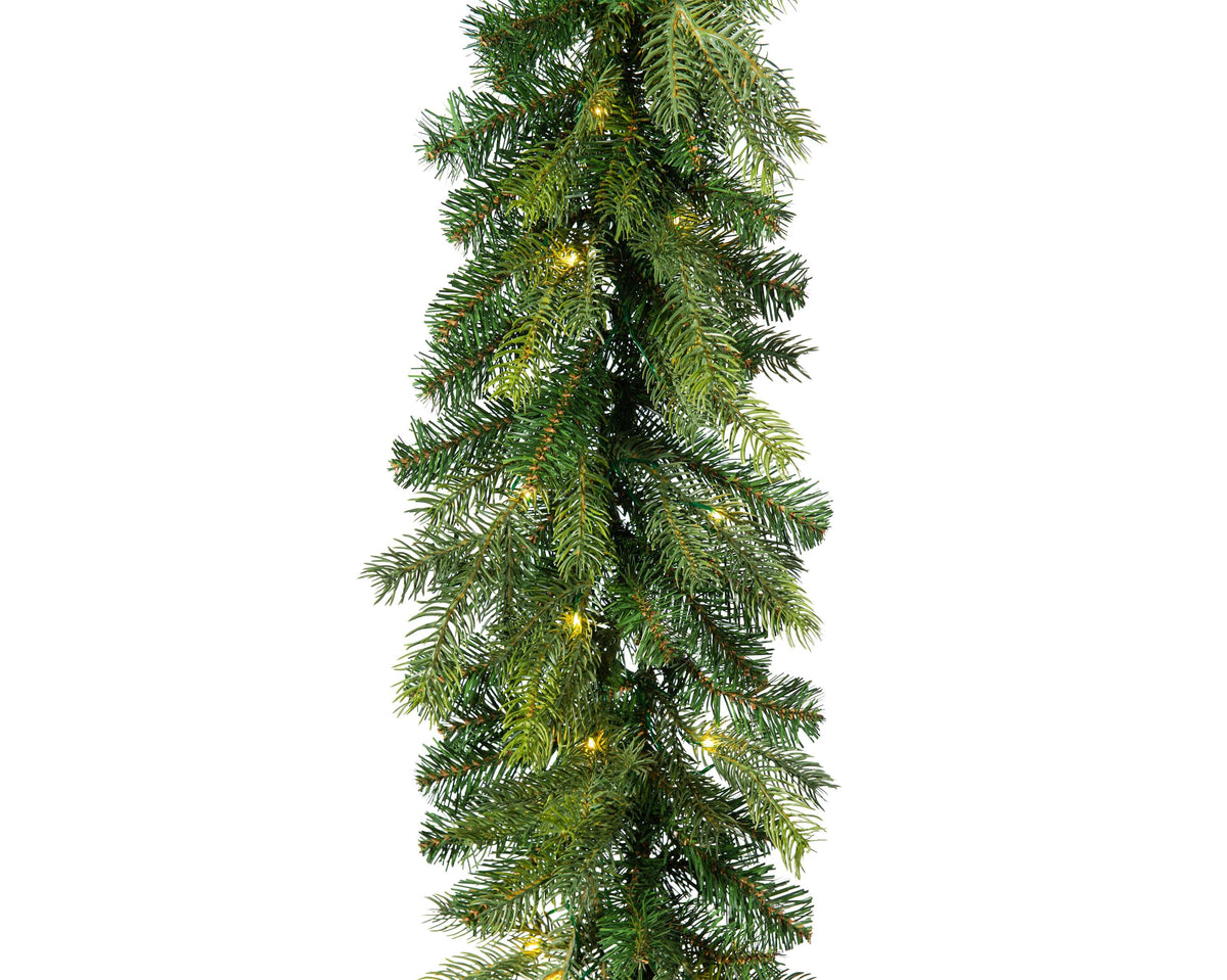 grandis slinger micro led bo binnen en buiten groen/warm wit d.20cm l.270cm 80l