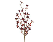 spray polyester glitters foam 2-tones berries rood/kleur(en) l.20cm x w.5cm x h.75cm
