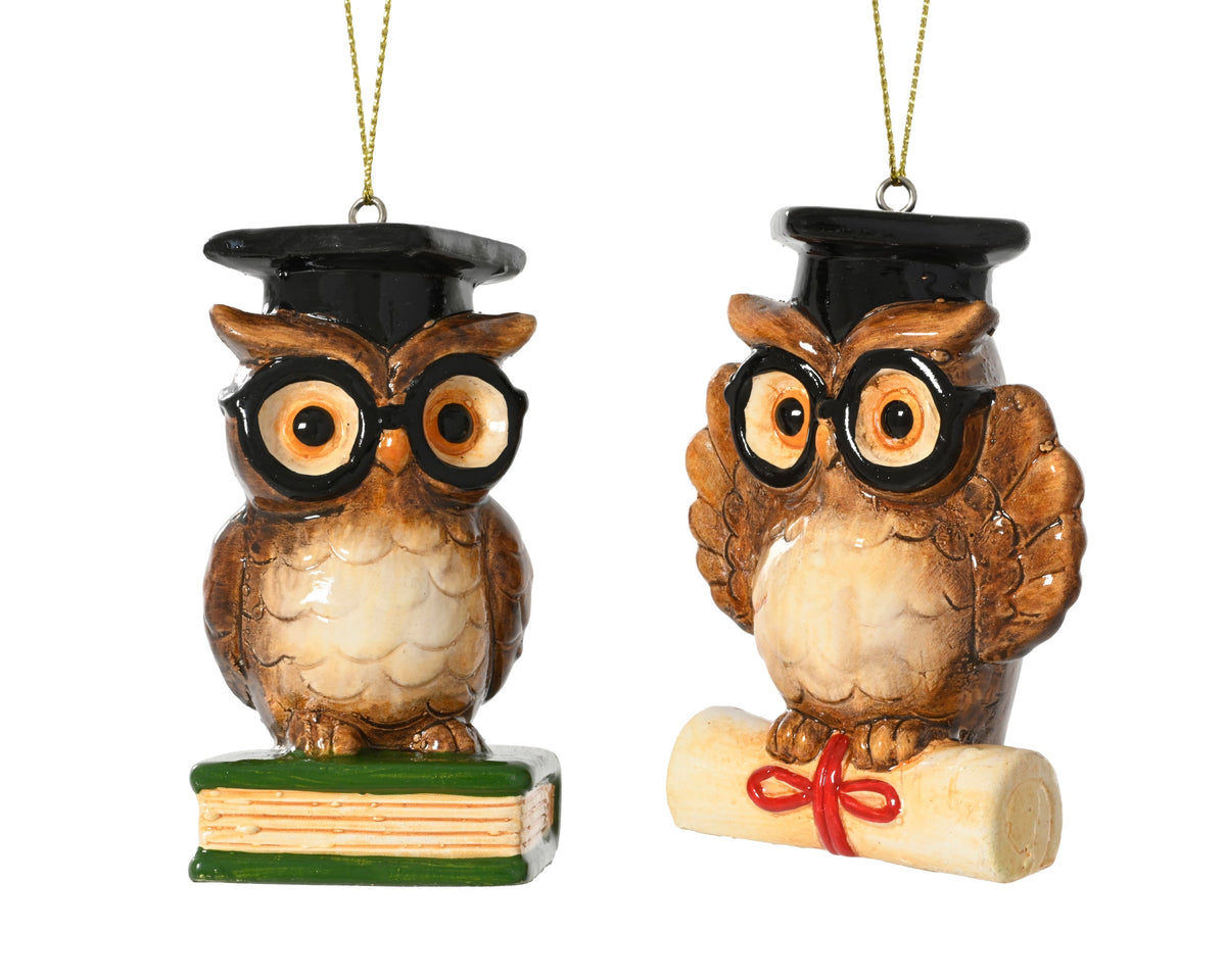 uil terracotta book 2ass bruin/kleur(en) l.5cm x w.5cm x h.9cm