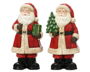 kerstman terracotta 2ass assortie l.13cm x w.15cm x h.29.5cm