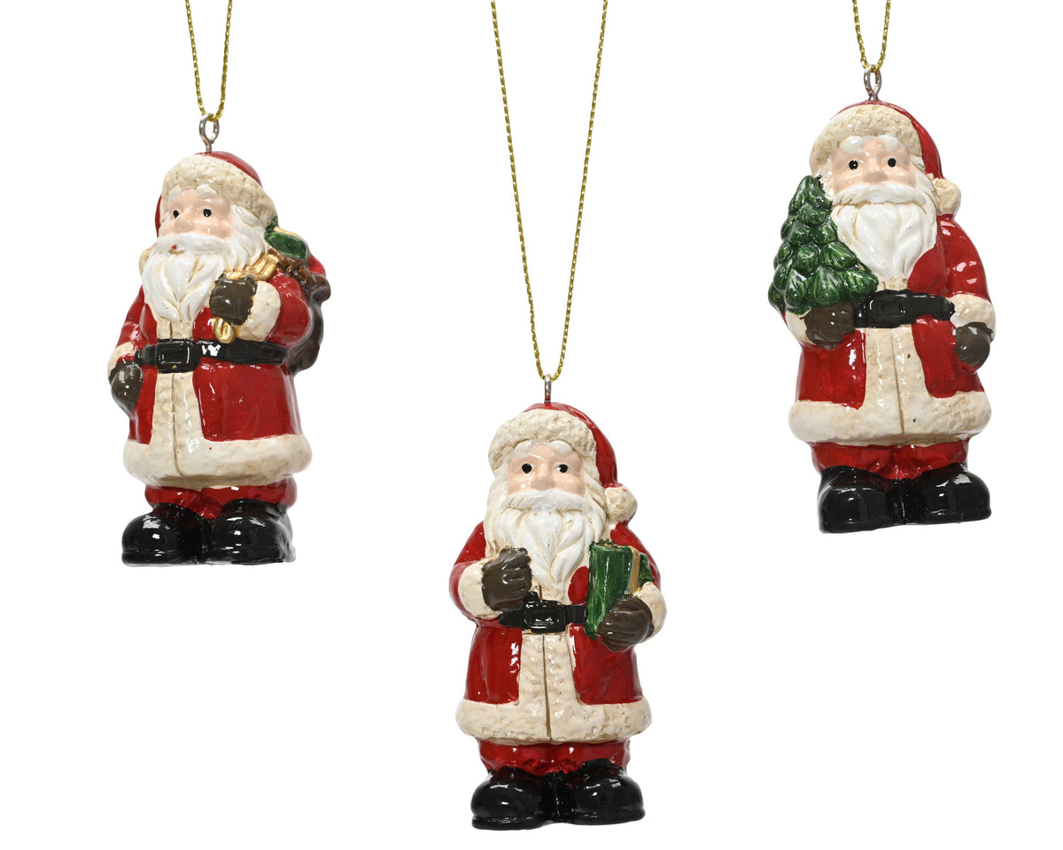 kerstman terracotta 3ass assortie l.3cm x w.4cm x h.7.5cm