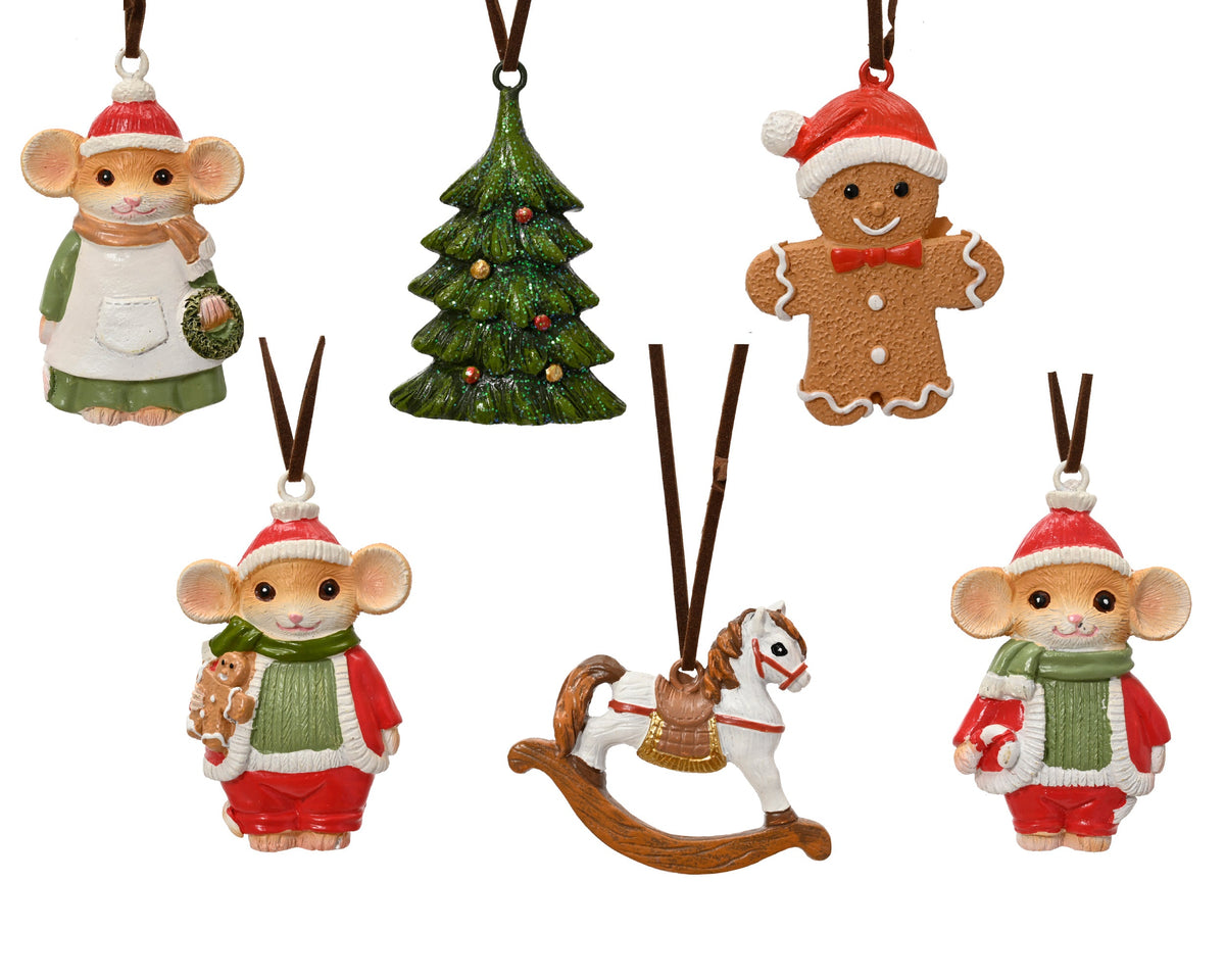 figuur polyresin 6ass assortie l.1cm x w.4.5cm x h.7cm
