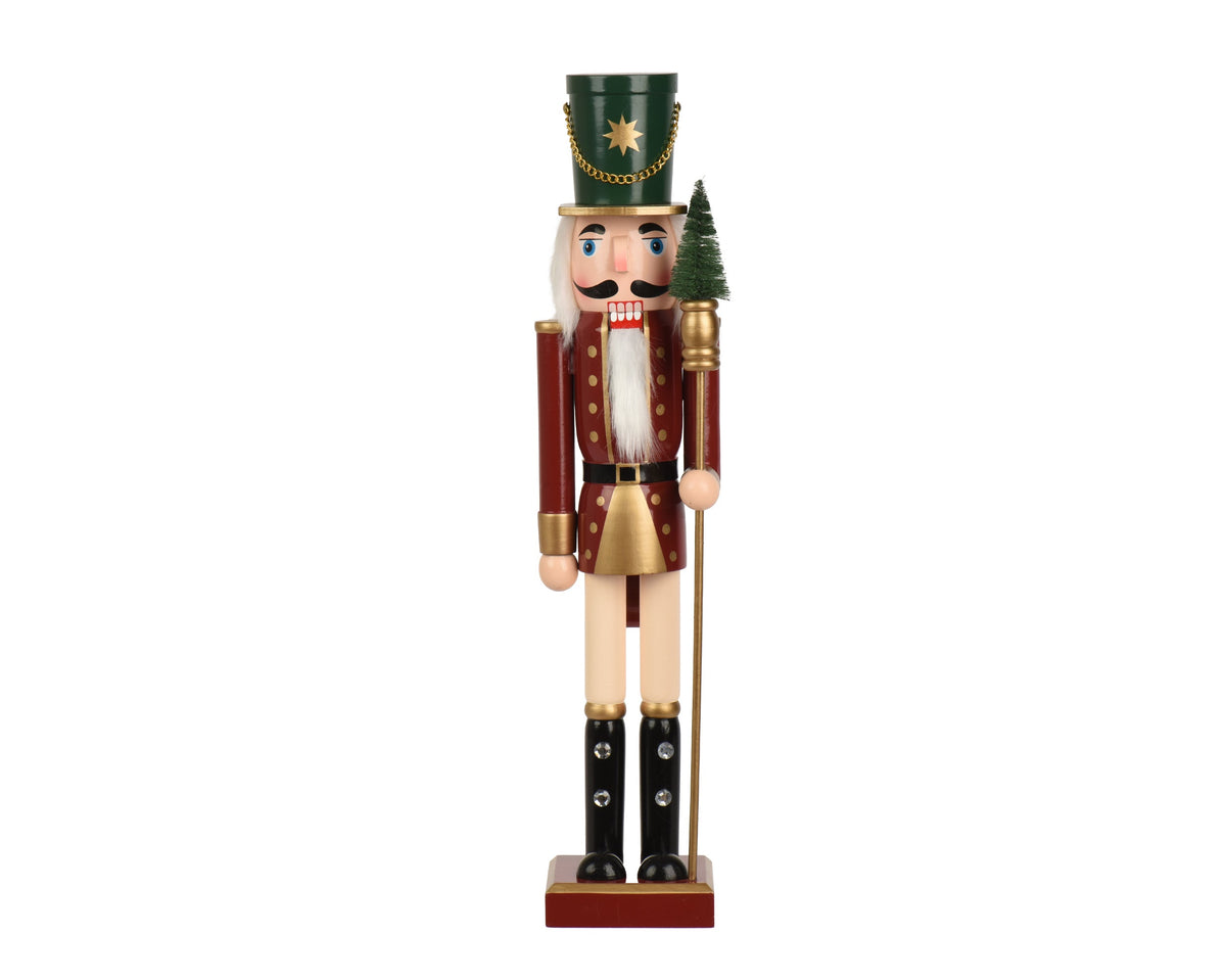 notenkraker vurenhout tree fsc 100% bordeaux/kleur(en) l.9.5cm x w.9.5cm x h.48cm