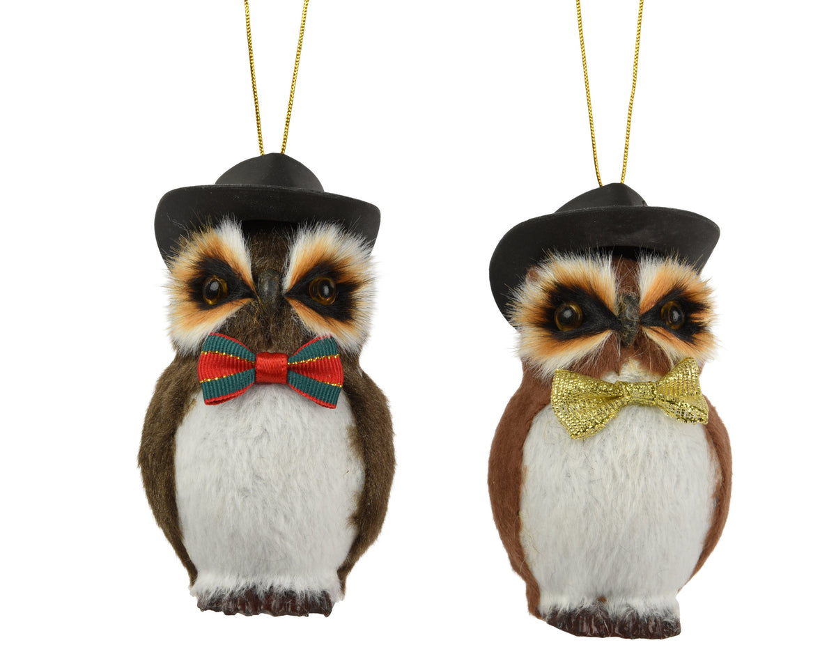 uil polyester fluffy black hat, faux fur eyes 2ass assortie l.4.5cm x w.4.5cm x h.9.5cm