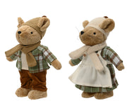 muis polyester standing plastic hard body 2ass assortie l.18cm x w.17cm x h.30cm