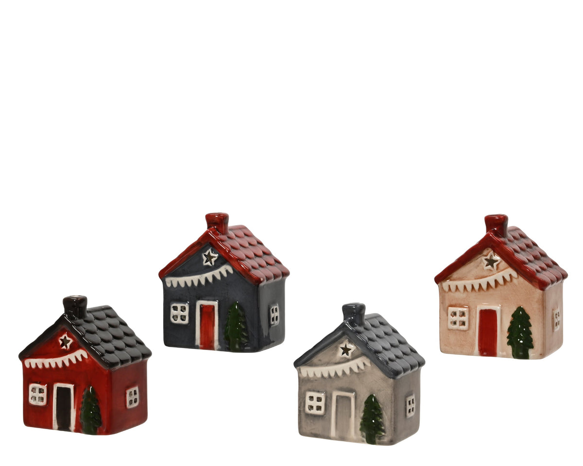 huis dolomiet house 4col ass assortie l.6.2cm x w.7.6cm x h.9.5cm