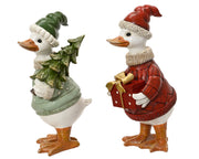 gans polyresin paint 2ass assortie l.9.5cm x w.12cm x h.22.5cm