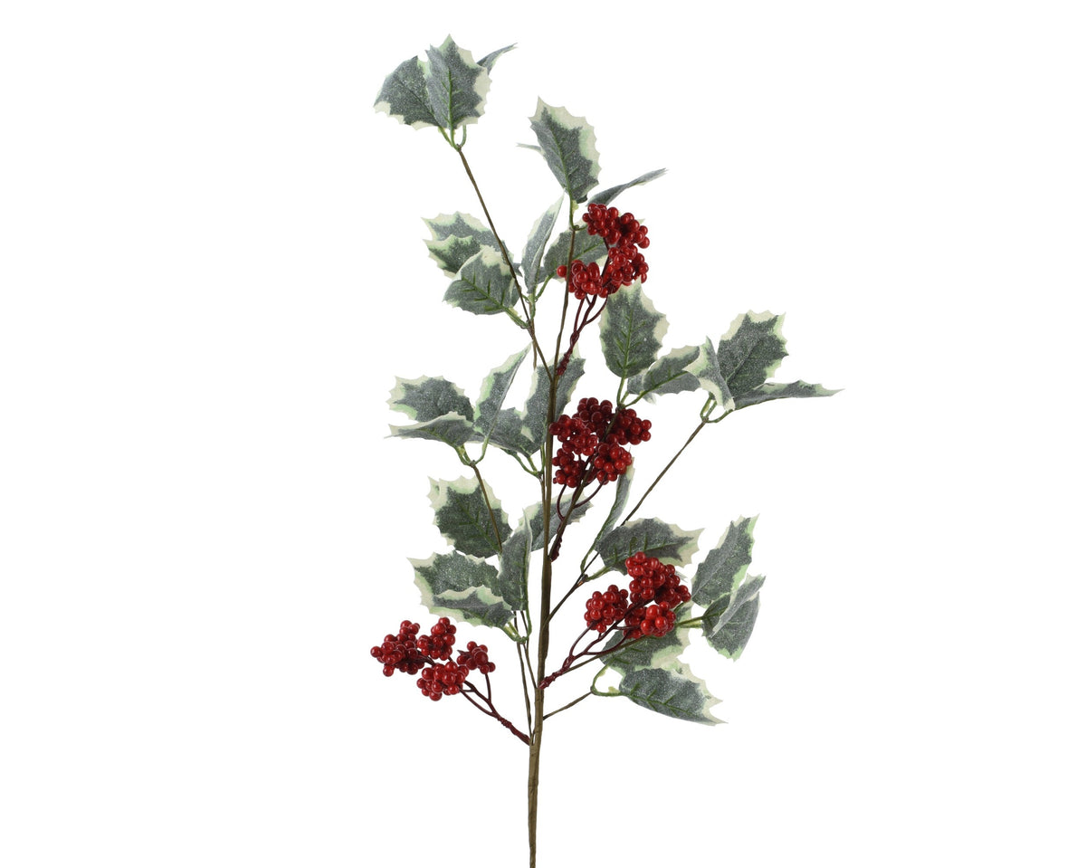 spray polyester groen/rood l.10cm x w.30cm x h.68cm