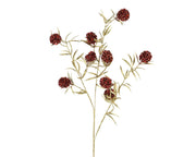 spray lametta rood/goud l.21cm x w.7cm x h.70cm