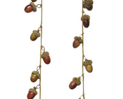 slinger foam glitter, acorns 2ass bruin/kleur(en) l.3cm x w.3cm x h.110cm