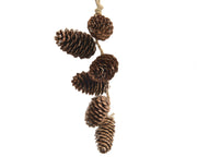 hanger dennenappel naturel l.20cm x w.7.5cm x h.2.5cm