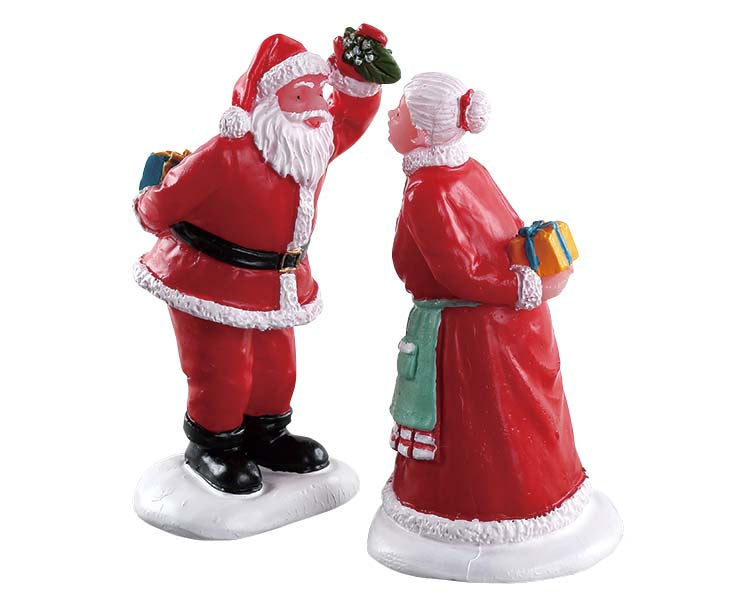 under the mistletoe, set of 2