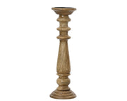 kandelaar mangohout natural yes fsc 100% naturel l.15cm x w.15cm x h.40cm