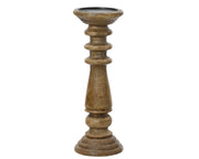 kandelaar mangohout natural yes fsc 100% naturel l.12cm x w.12cm x h.36cm