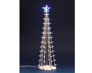 lighted silhouette tree(blue), l, b/o (4.5v)