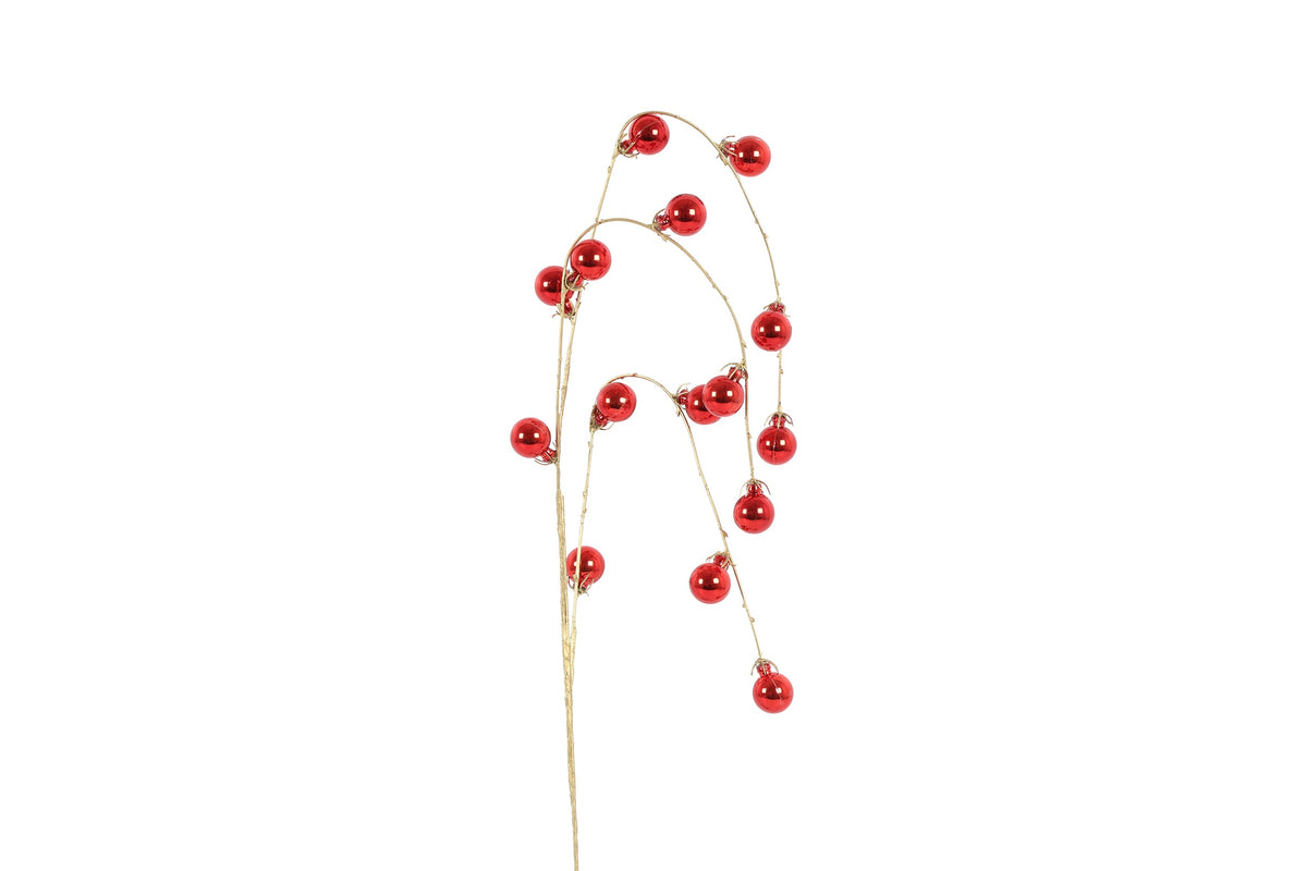 deco xmas balls s rood