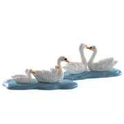 swans, set of 2