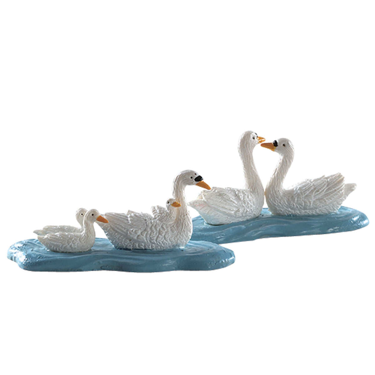 swans, set of 2
