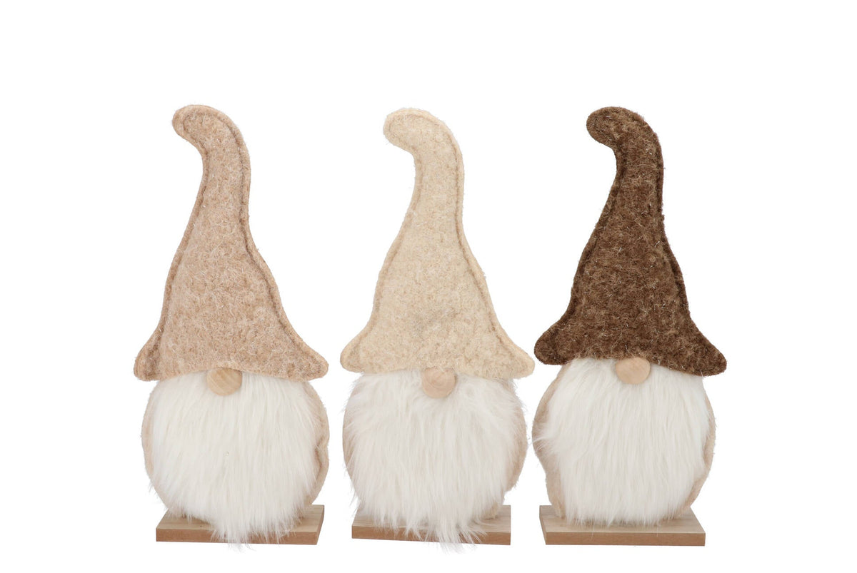 lauren brown gnome deco ass 13x6x28cm