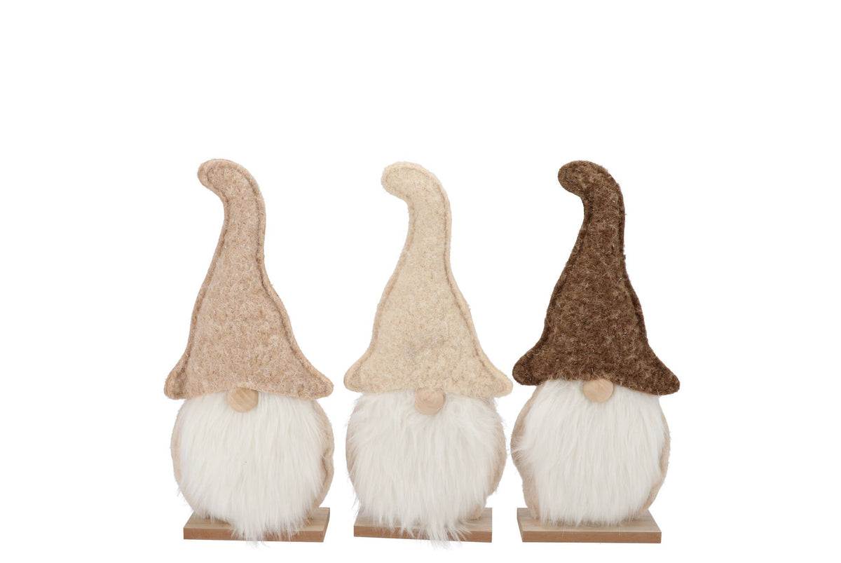 lauren brown gnome deco ass 8x4x18cm