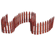 wired wooden fence