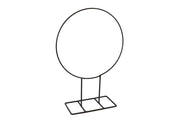stand ring hula hoop w14h61d48 black