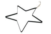 hanger floral star l25w2h25 black