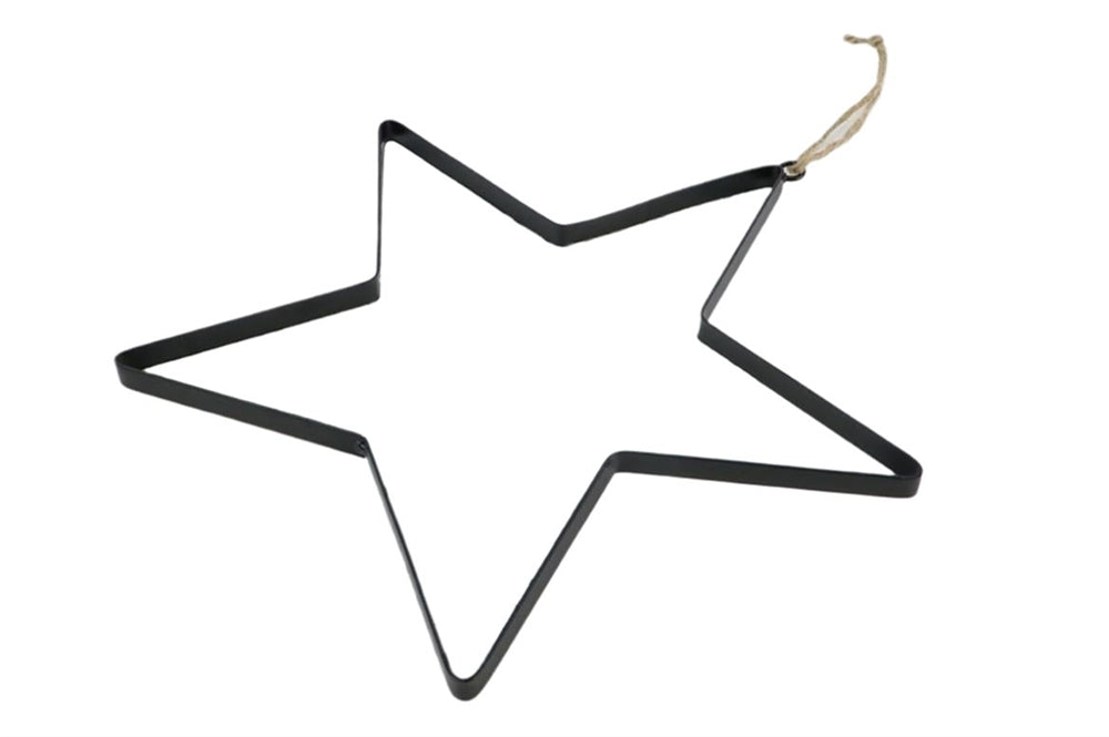 hanger floral star l25w2h25 black
