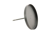 candleholder o/s 2pcs h8.2d8.5 black