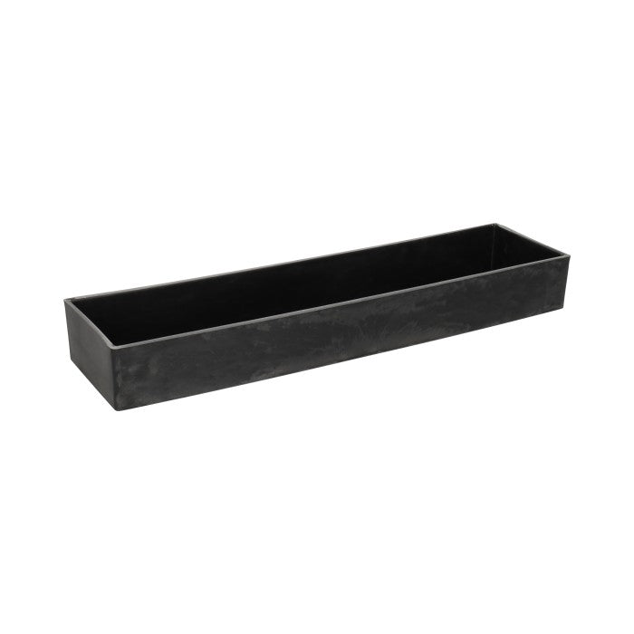 planter melam l42w10.5h5 grey