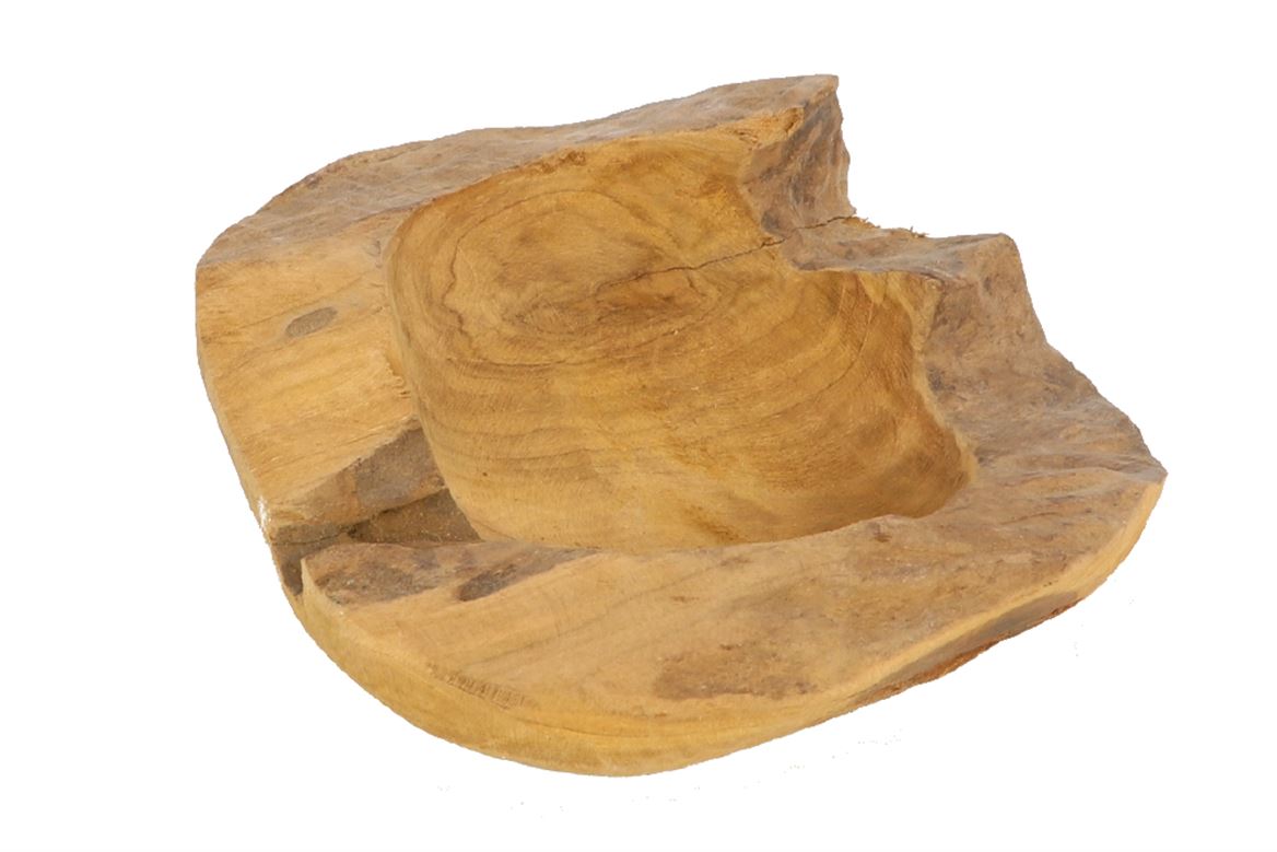 bowl teak erosi h6d25 natural