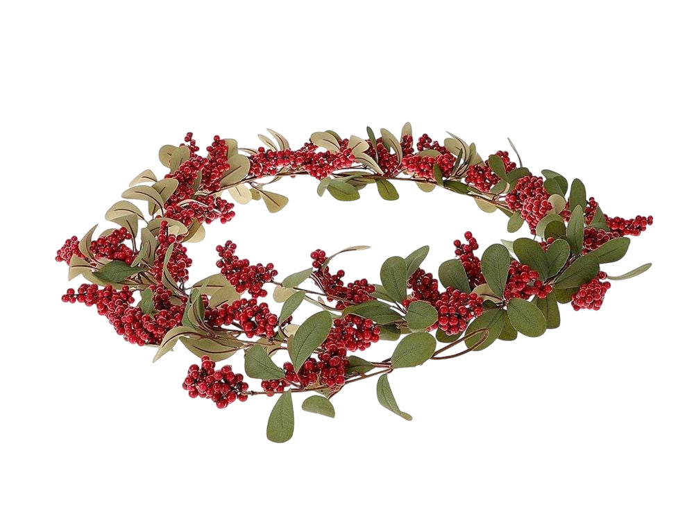 garland euca berry l180w22h15 red