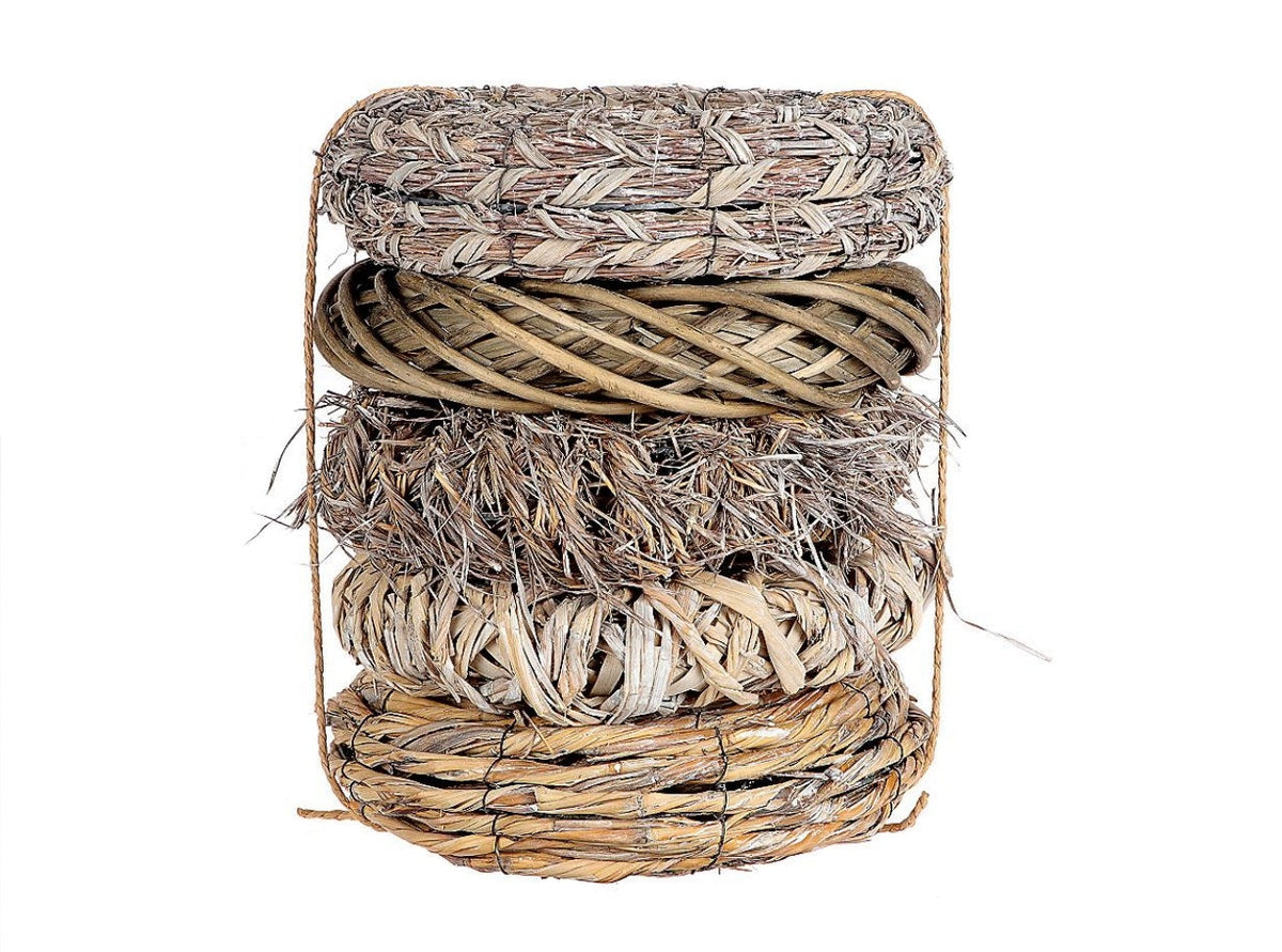 wreath stack novus 5ass. d30 grey wash