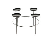 candleholder 4 tammy h20d27 black